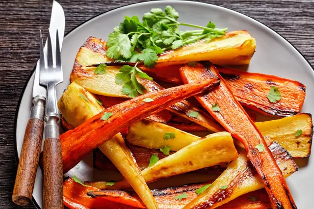 Panais et carottes au Ras el Hanout