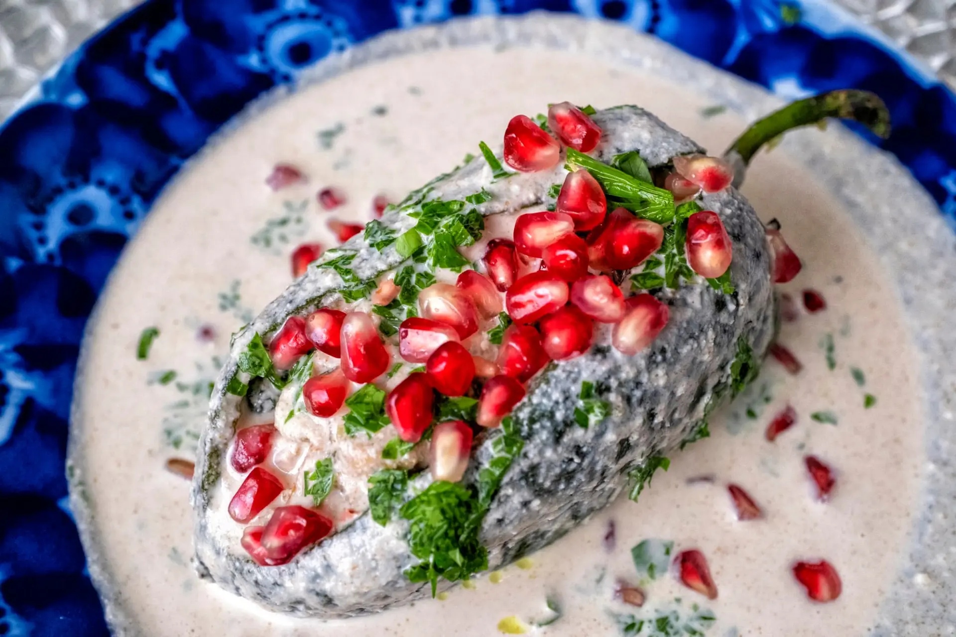 Piments en nogada (plat mexicain)