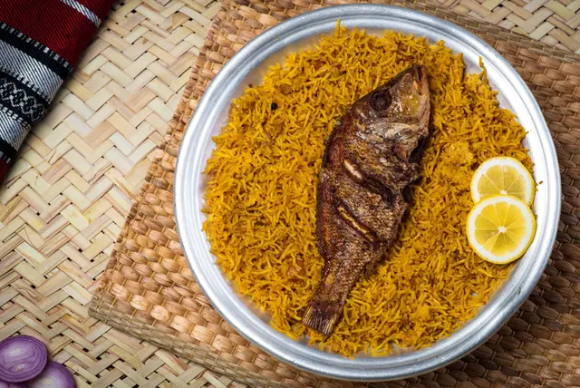 Riz kabsa au poisson