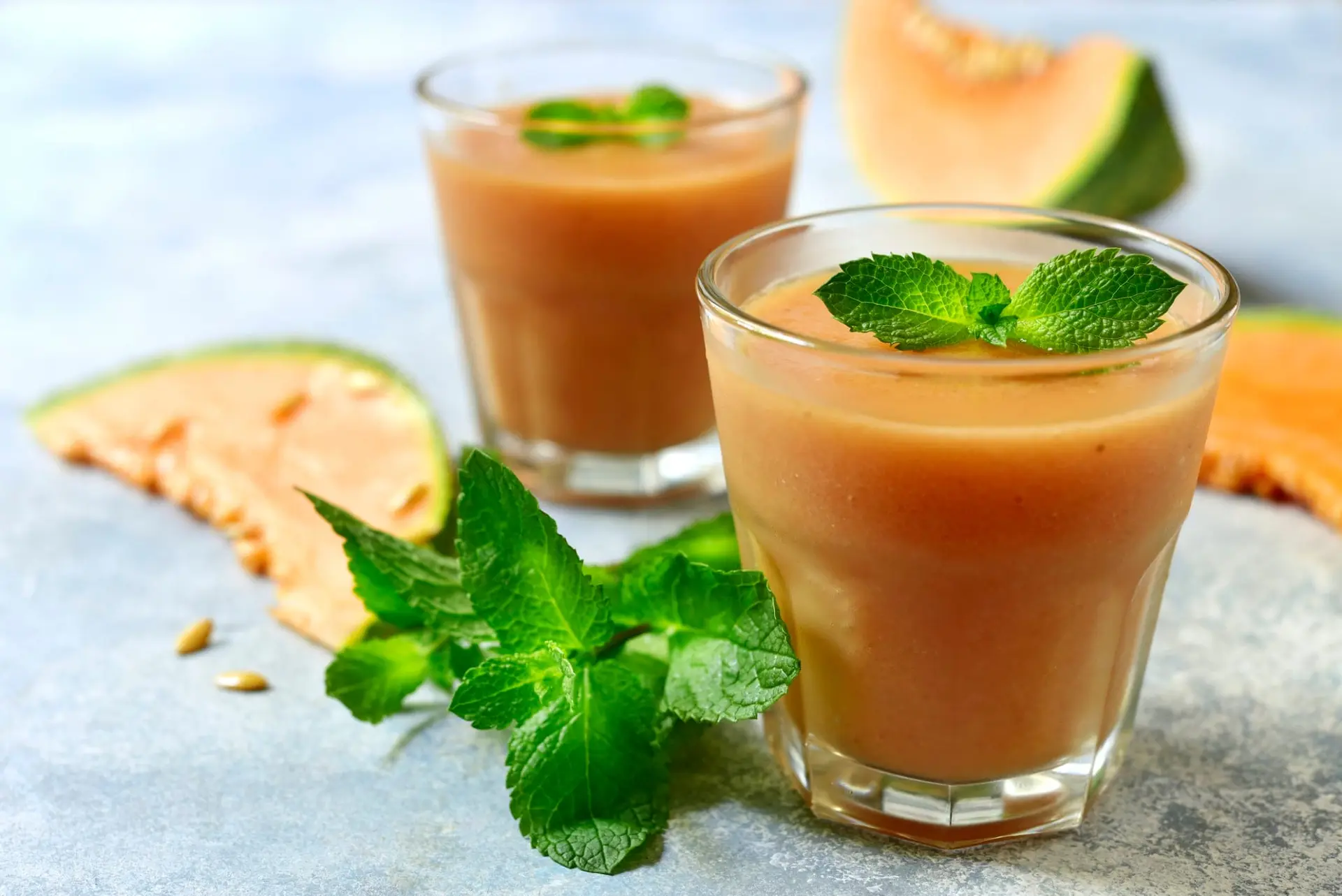 Smoothie melon banane