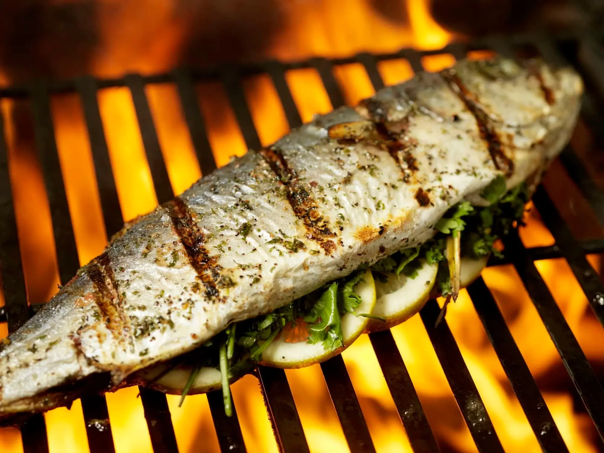 Thon albacore au barbecue