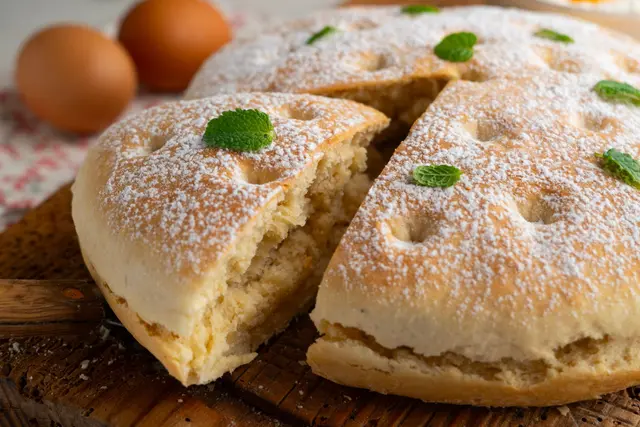 Torta de nata gallega
