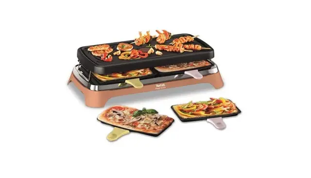 Test du TEFAL raclette / gril / plancha 8 personnes – Food & Co – RE651JF0