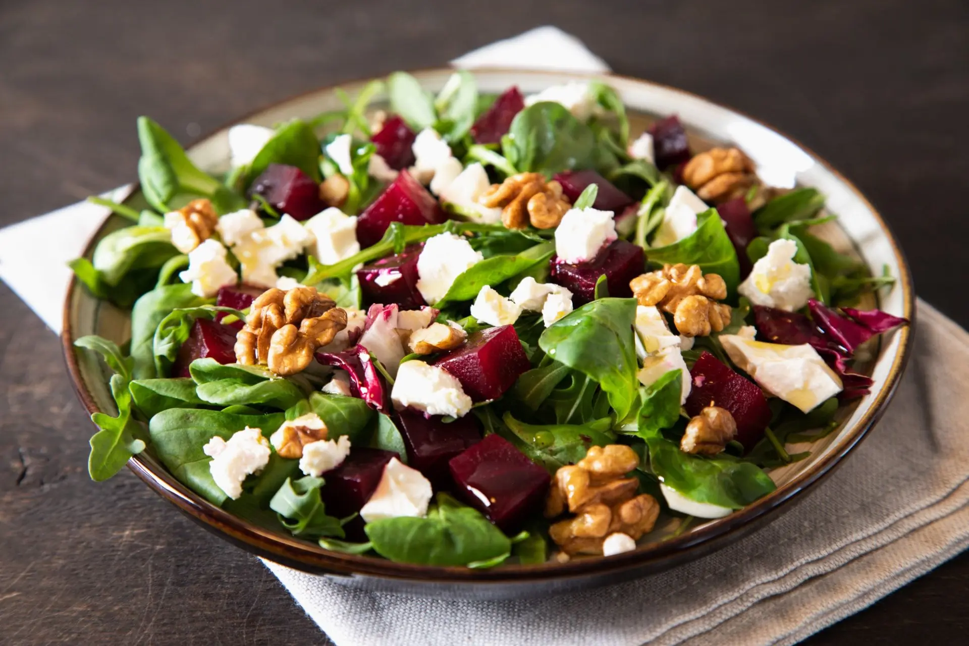Salade de betterave à la roquette