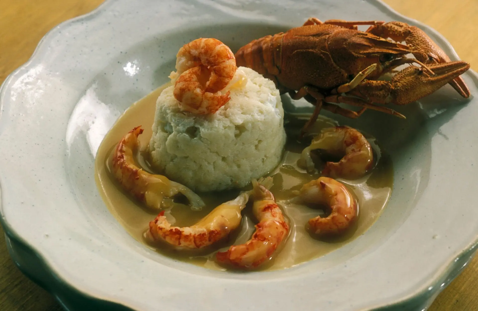 Mousse de brochet sauce écrevisse
