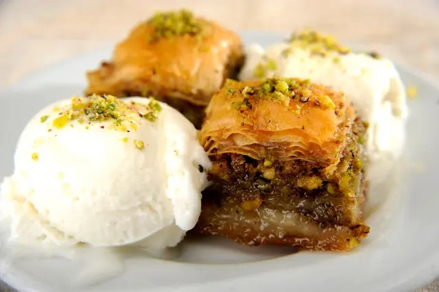 Parfait Baklava avec glace