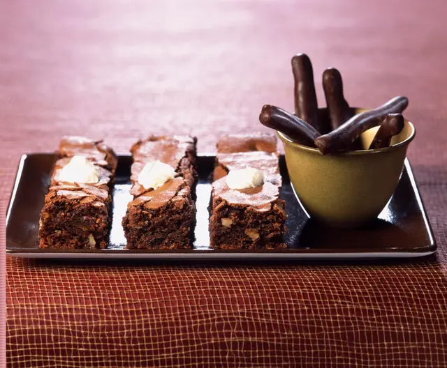 Brownie au chocolat et à l'orange