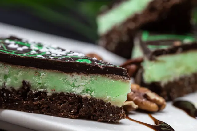 Gâteau à la menthe et au chocolat
