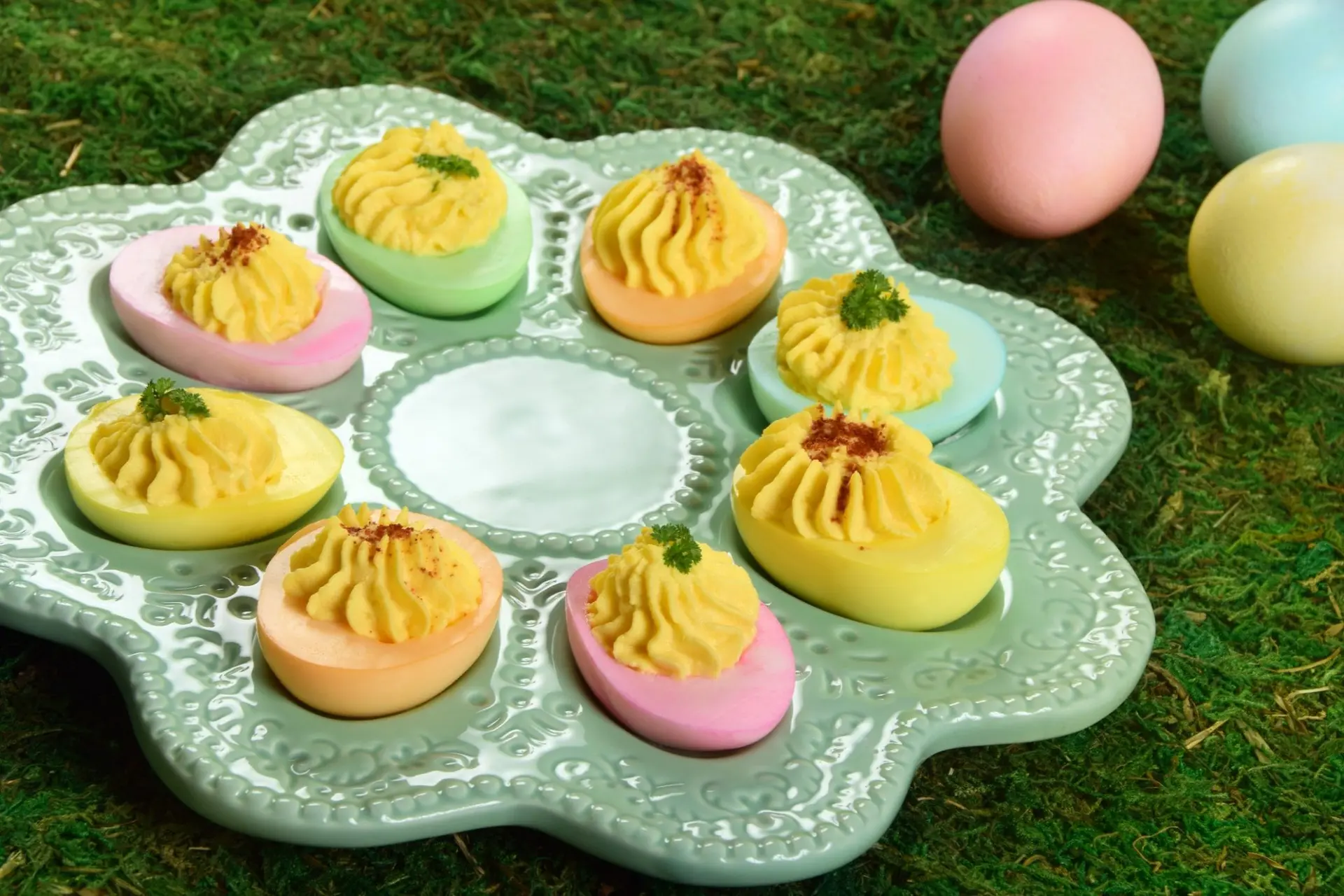 Œufs mimosa de Pâques