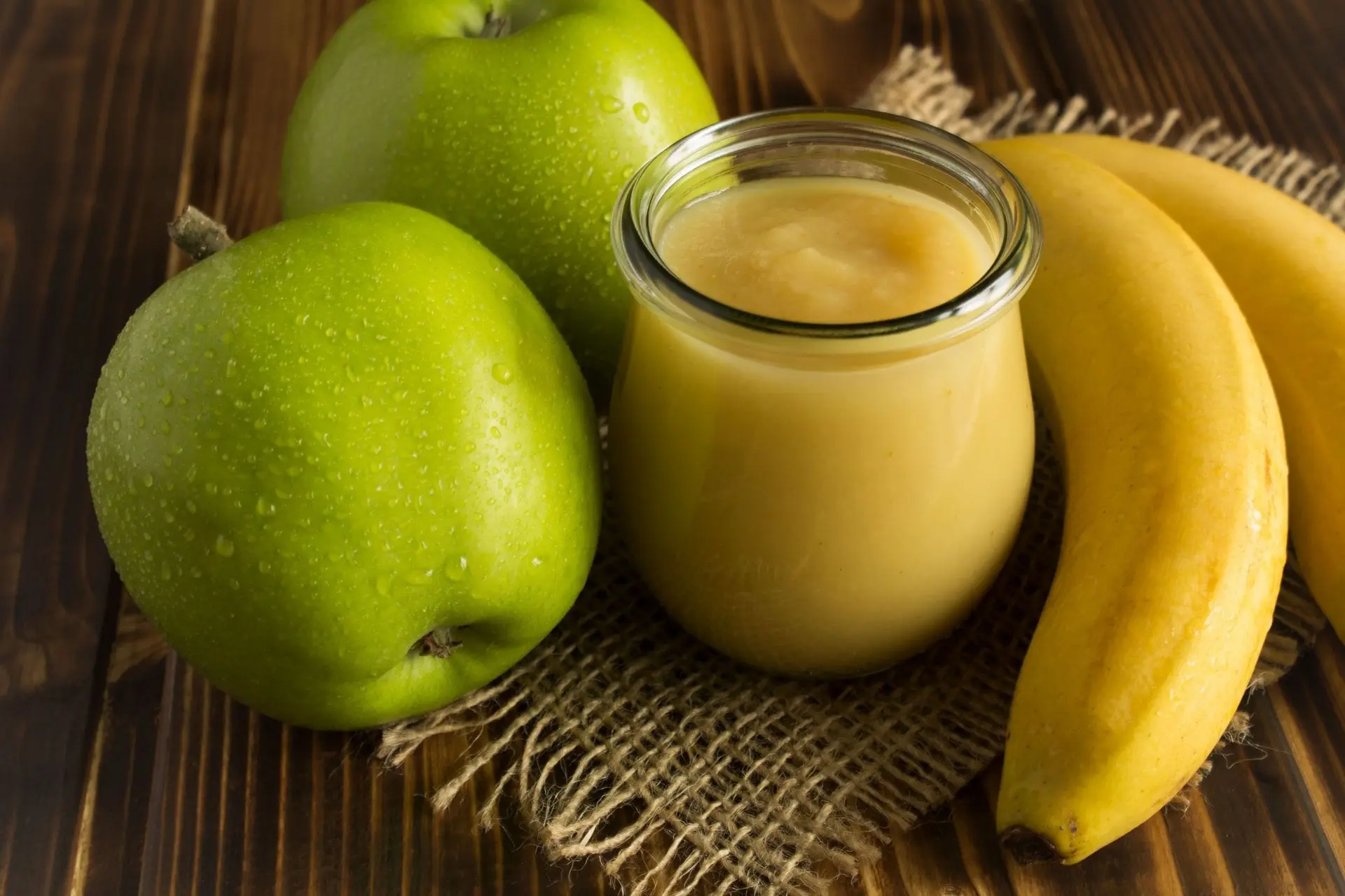 Compote de pommes-bananes