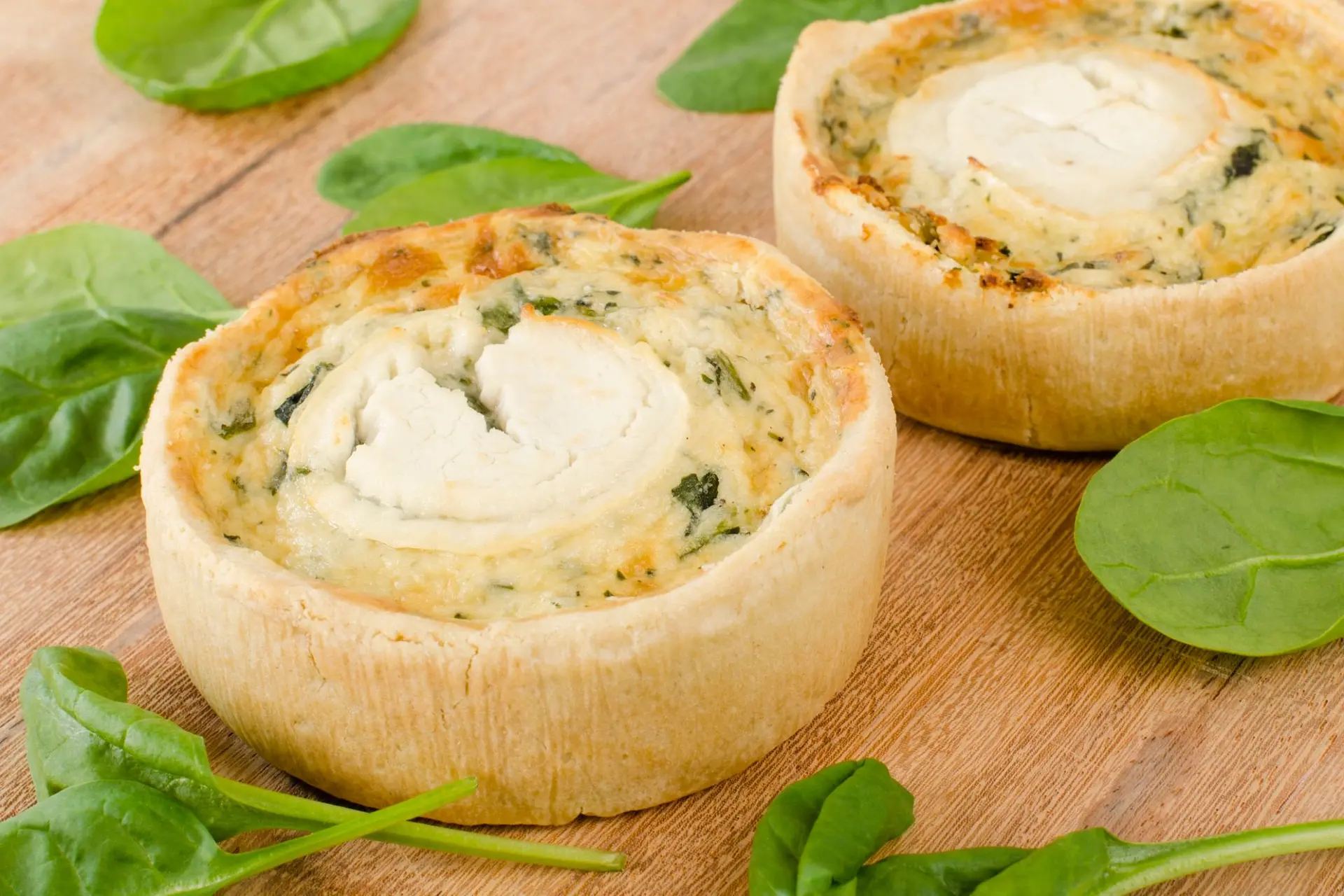 Recette tartelette au chèvre et épinards