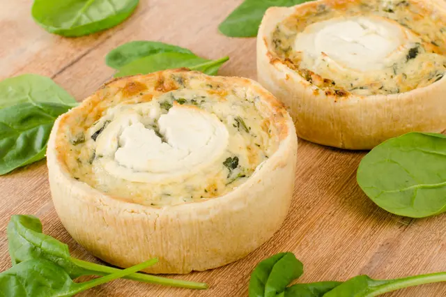 Recette tartelette au chèvre et épinards
