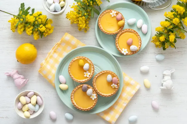 Mini tarte au citron - nid d’oiseau