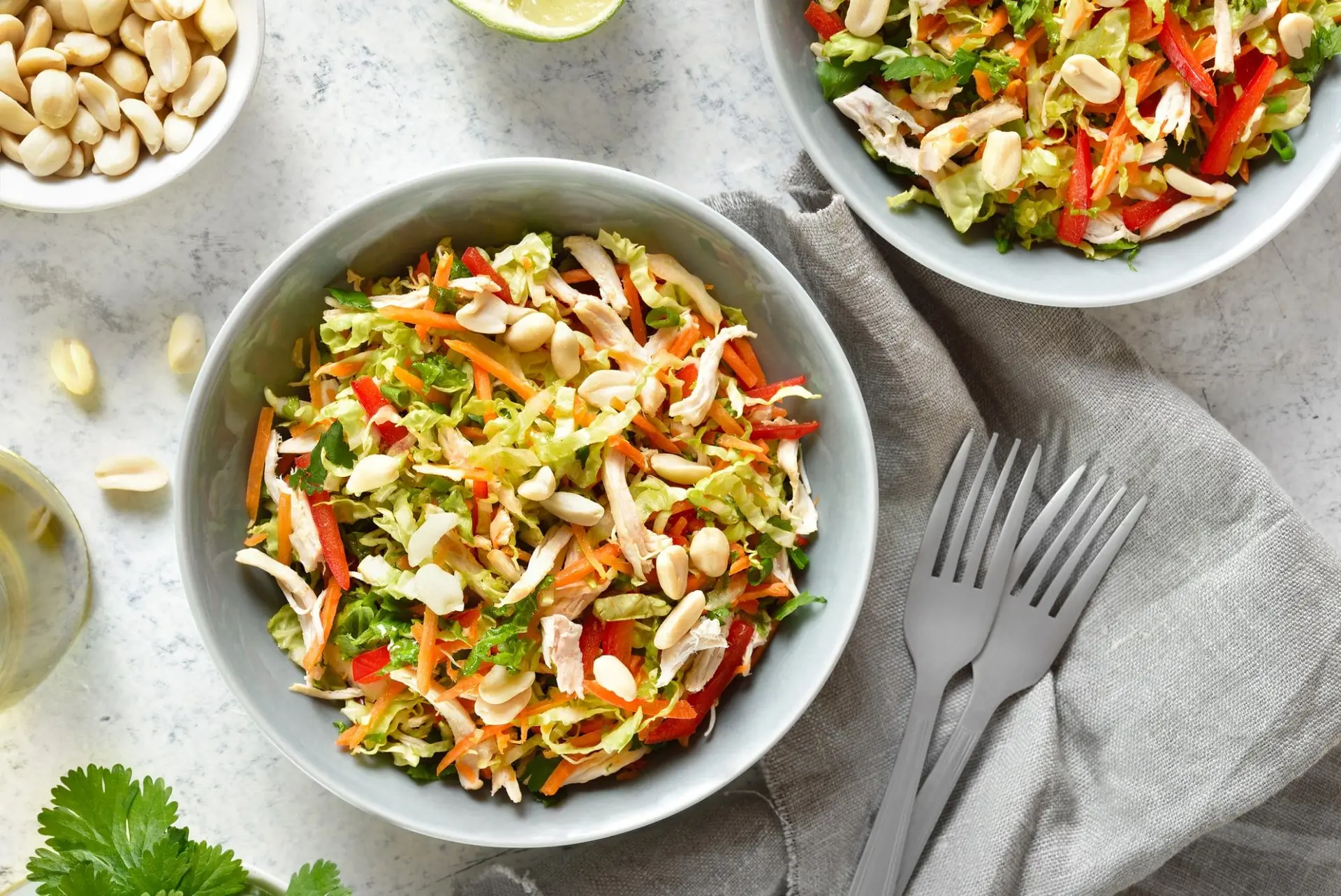 Salade de poulet à la thaïlandaise