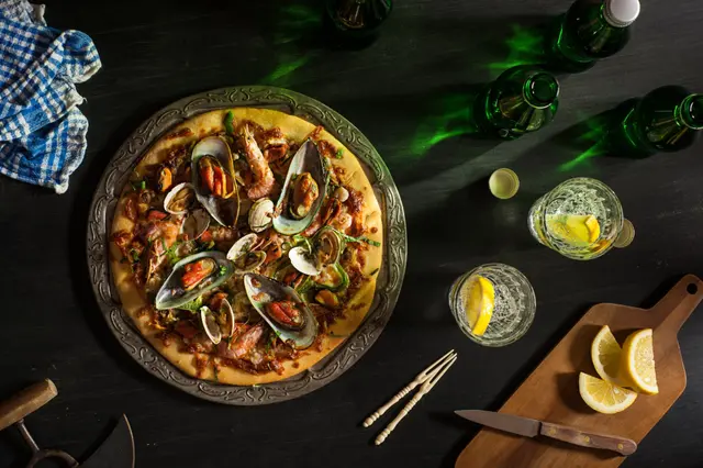 Recette pizza aux fruits de mer