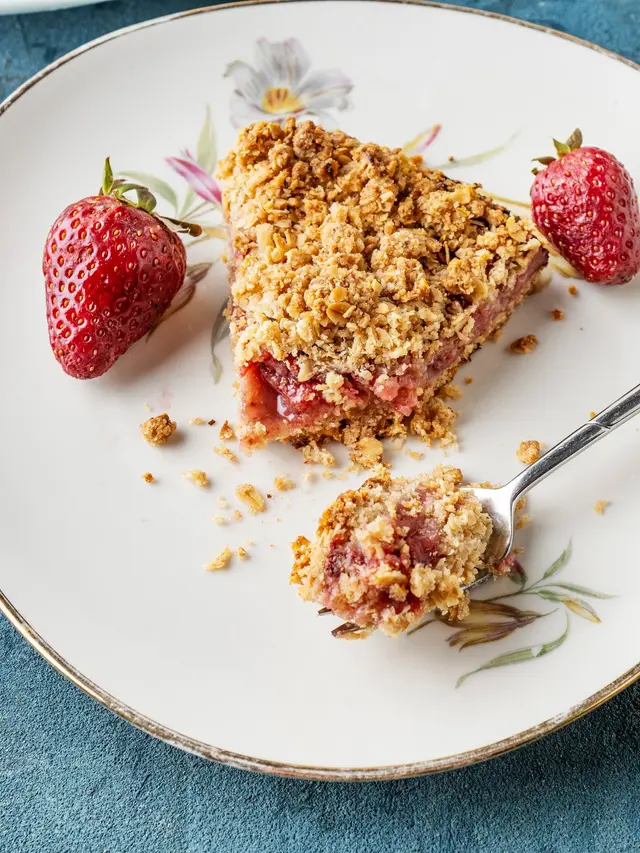 Crumble de fraises