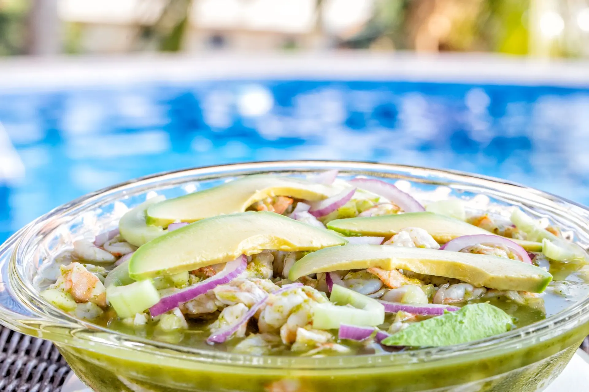 Aguachile de crevettes