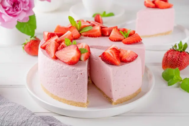 Recette gâteau mousse à la fraise