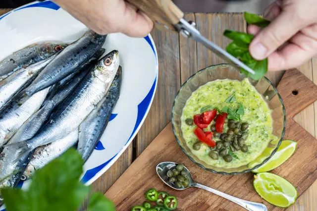 Sauce pour les sardines grillées