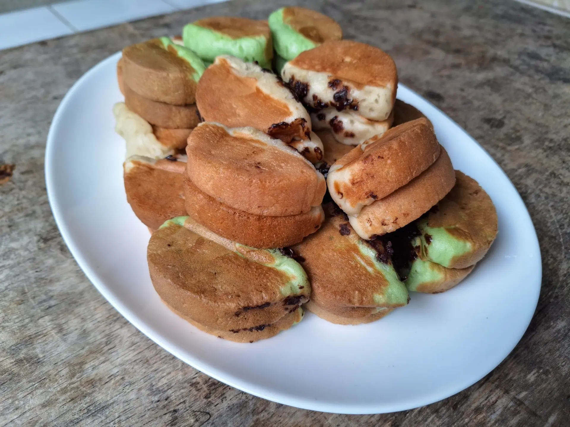 Kue Pukis Cokelat - crêpes javanaises au chocolat