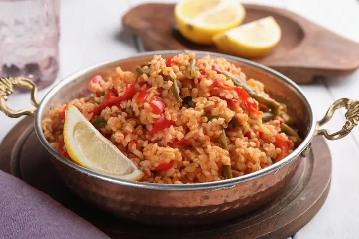 Boulgour pilaf végétarien