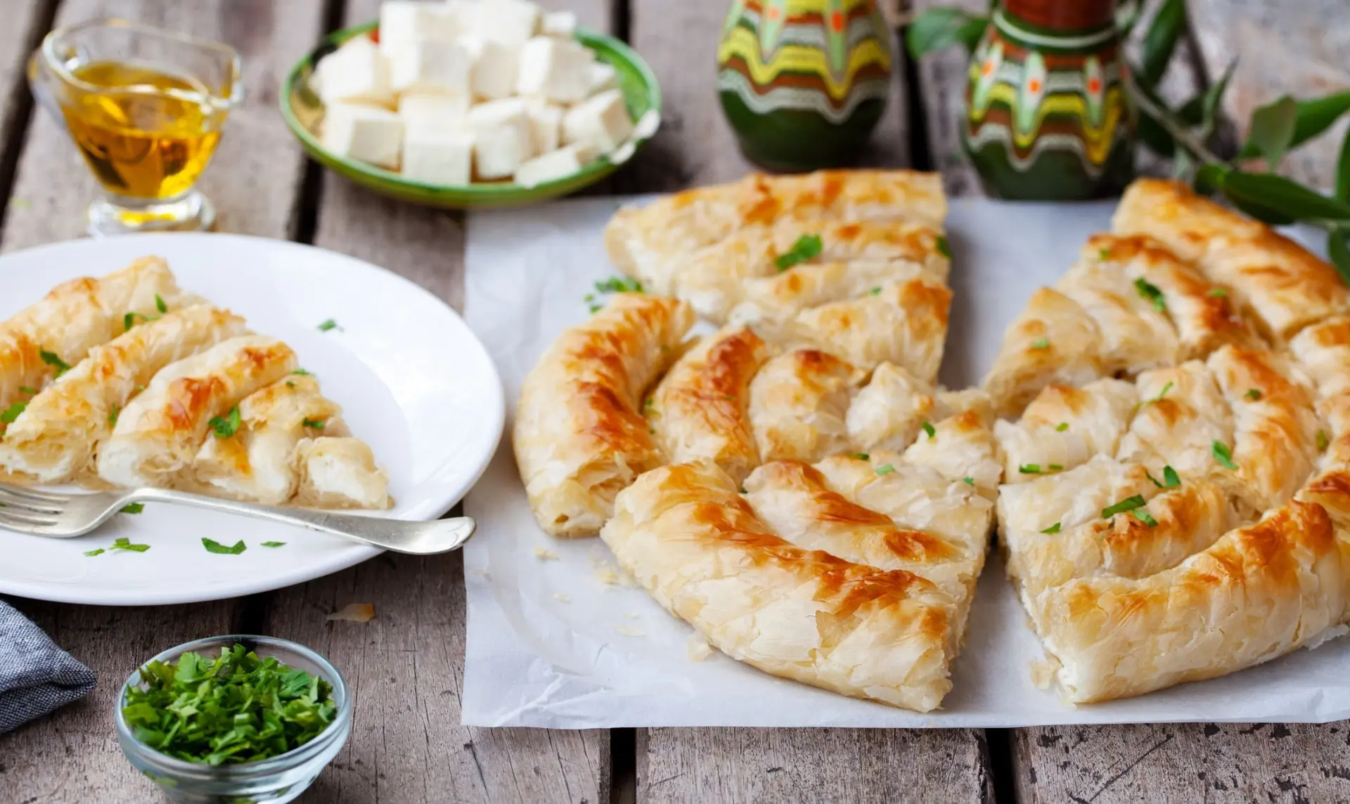 Banitsa, tarte à la feta filo
