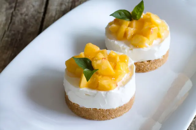 Recette cheesecake à la pêche