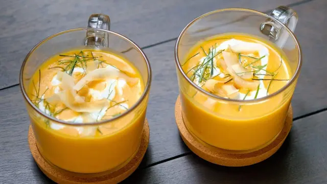 Recette soupe à l'orange