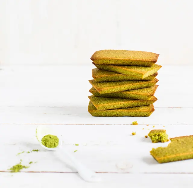 Financiers au thé matcha