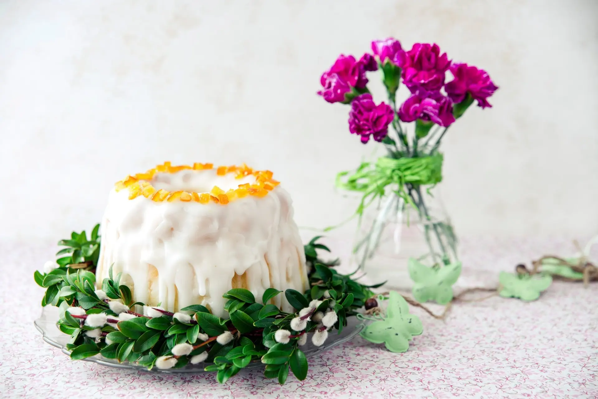 Baba Polonais de Pâques aux écorces d'oranges confites