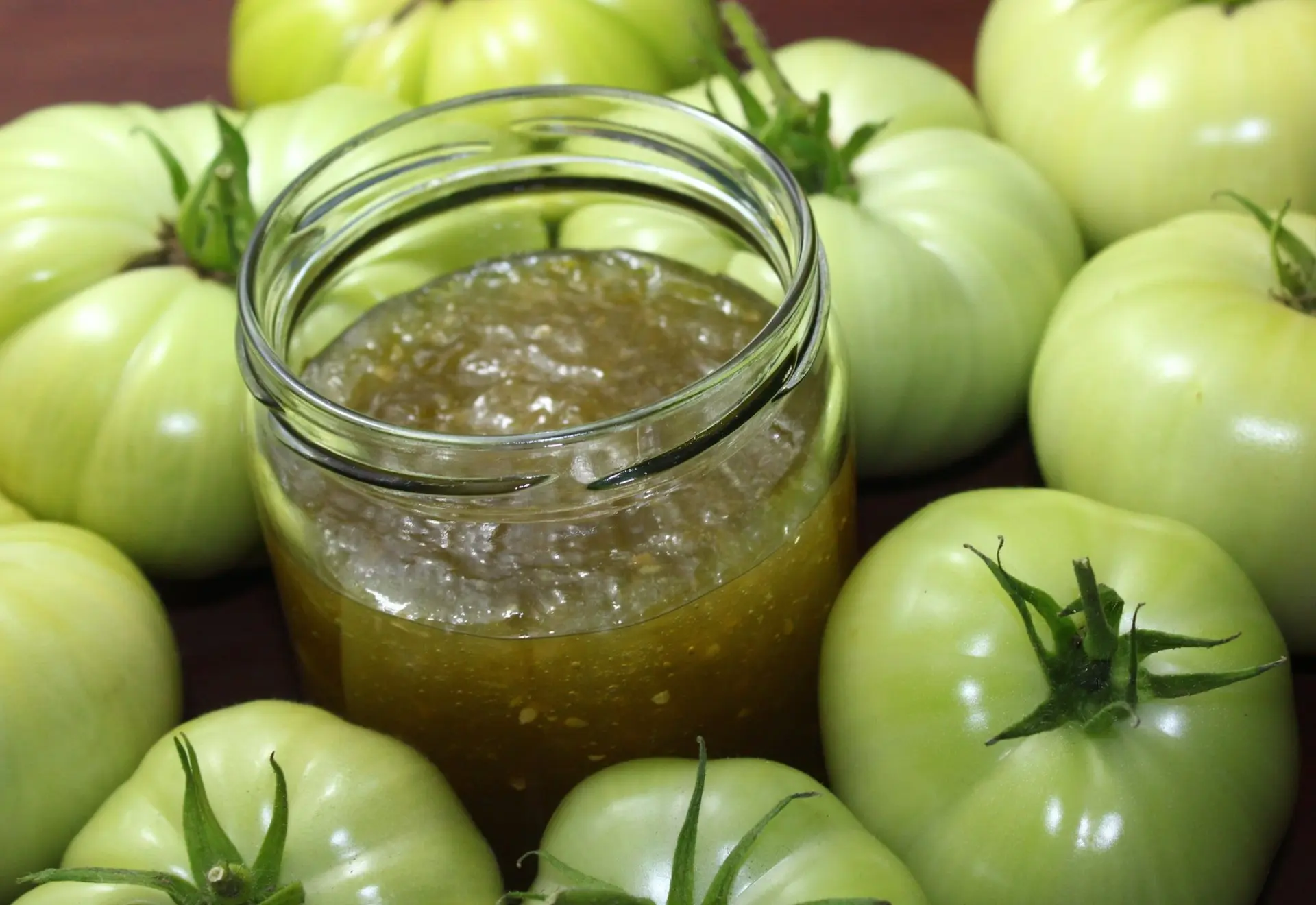 Confiture de tomates vertes
