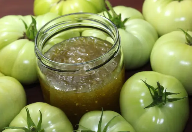 Confiture de tomates vertes