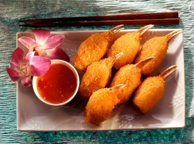 Pinces d'écrevisses frites