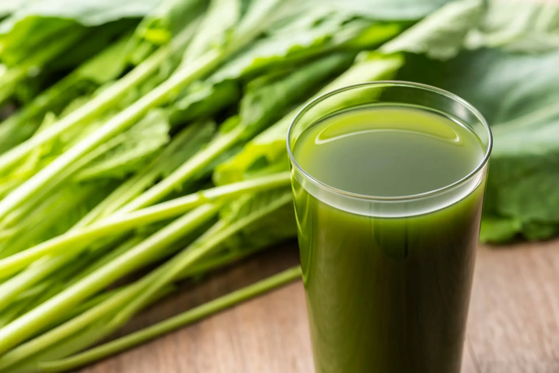 Jus d'aojiru et kale