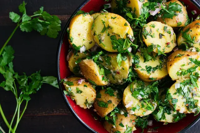 Salade de pomme de terre au chimichurri