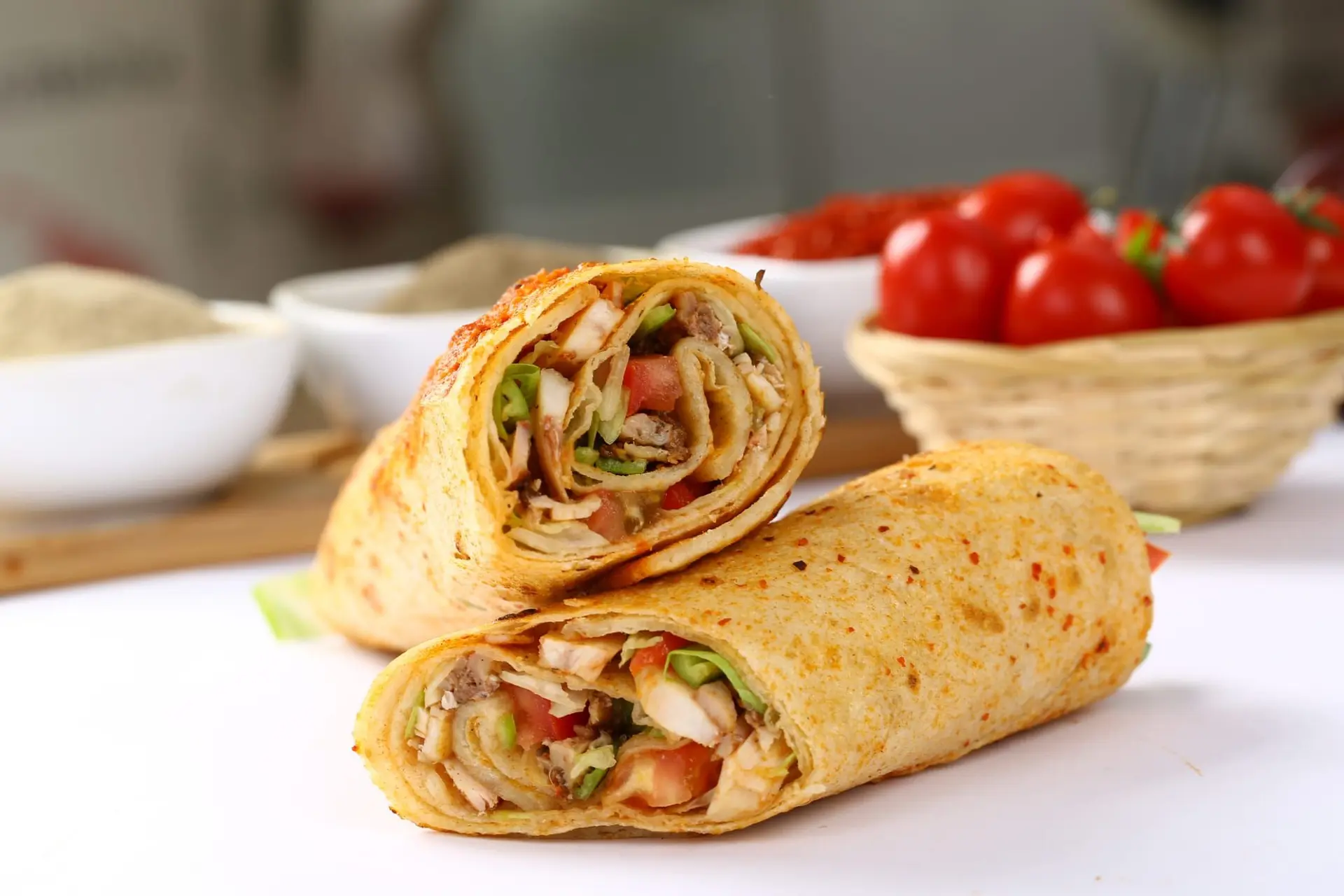 Recette wrap au poulet