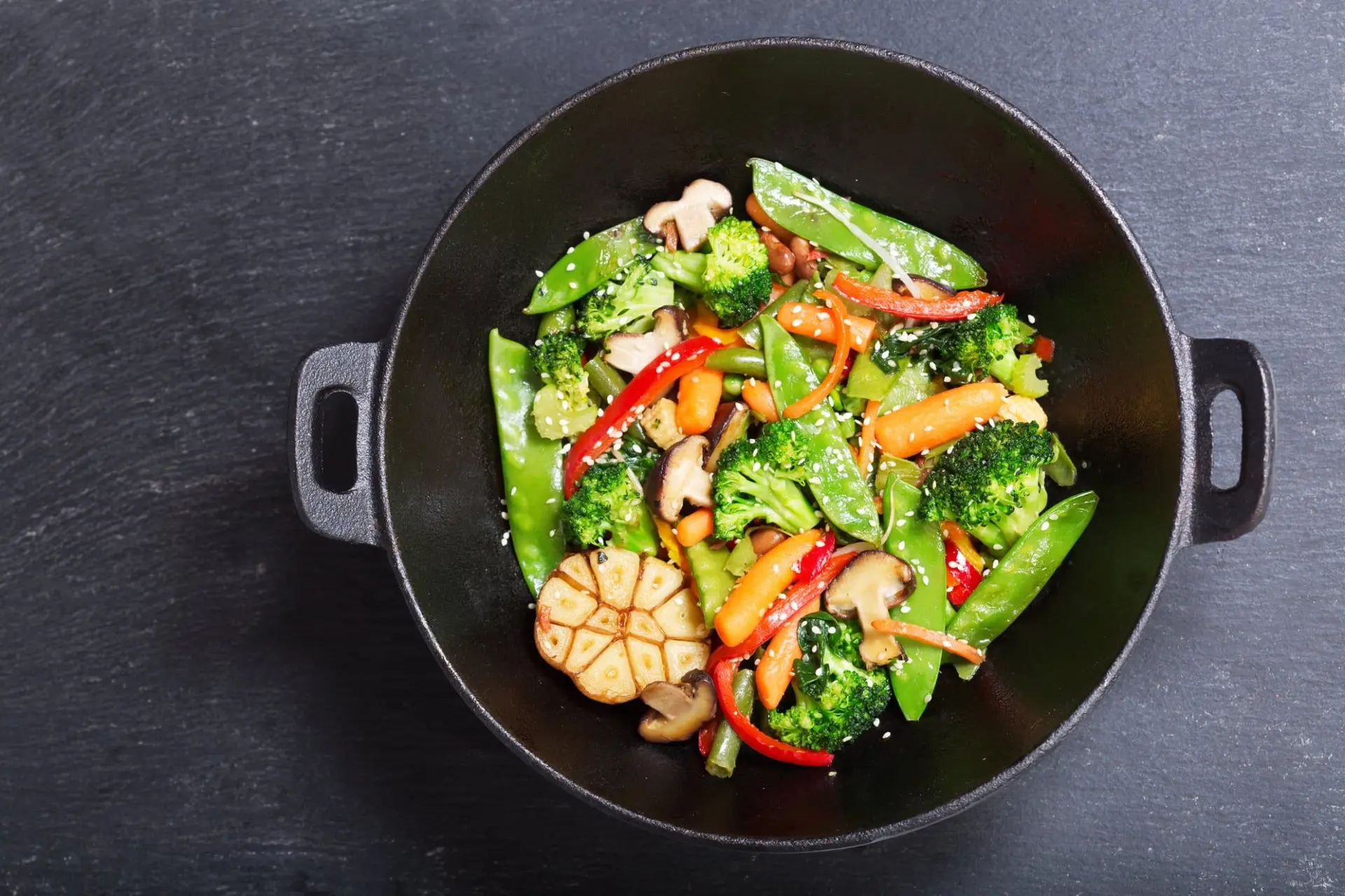 Recette wok de légumes