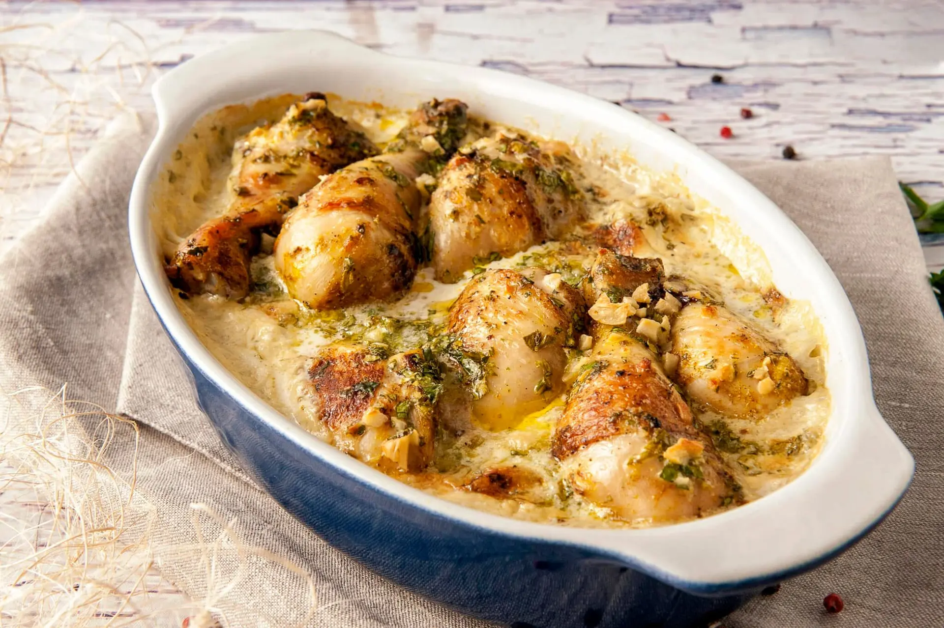 Recette poulet frit sauce à l'ail