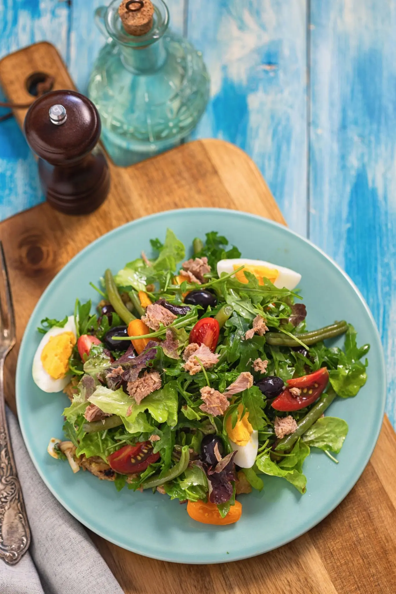 Recette salade niçoise traditionnelle au thon