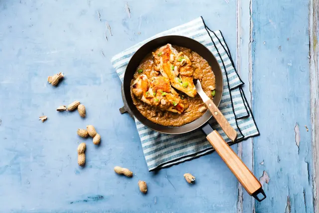 Filet de poulet sauce au beurre de cacahuète