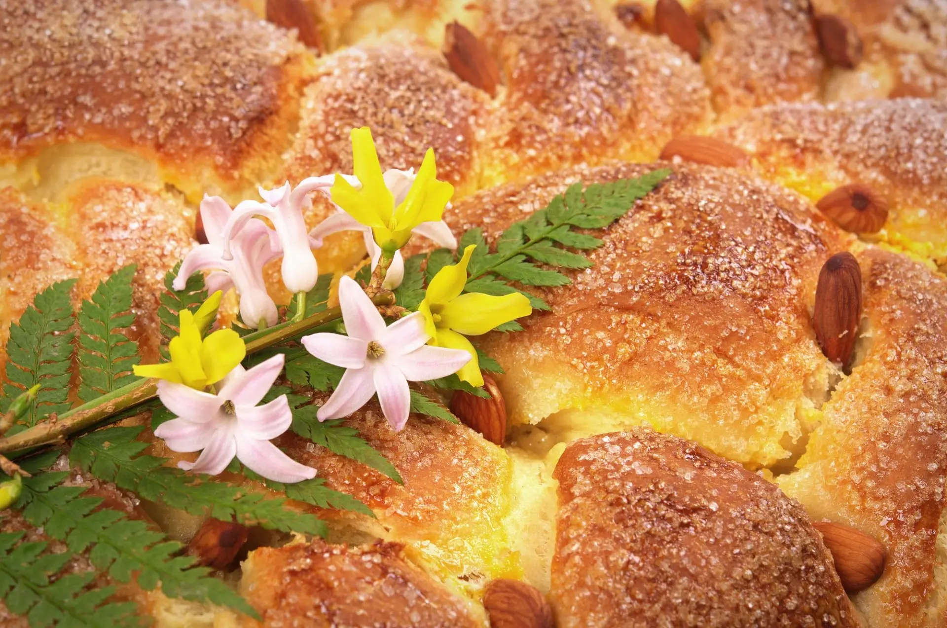 Fougasse à la fleur d'oranger pour Pâques