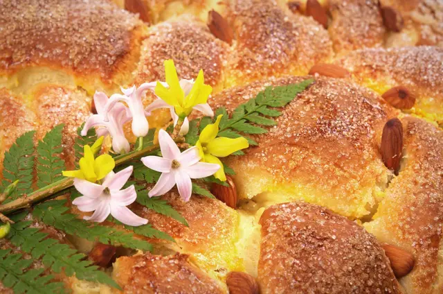 Fougasse à la fleur d'oranger pour Pâques