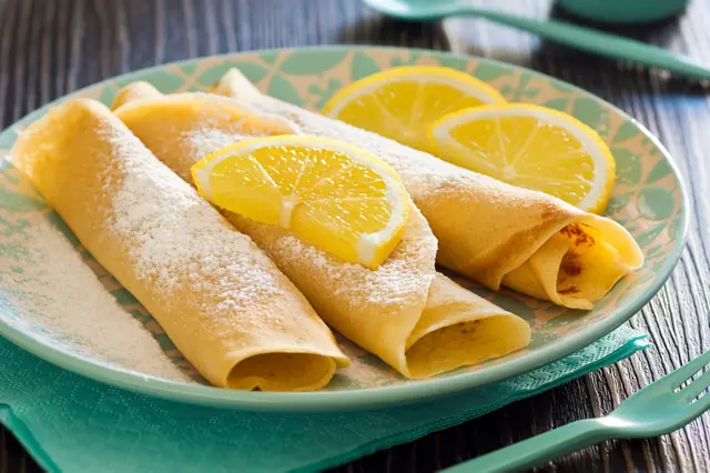 Crêpes au citron