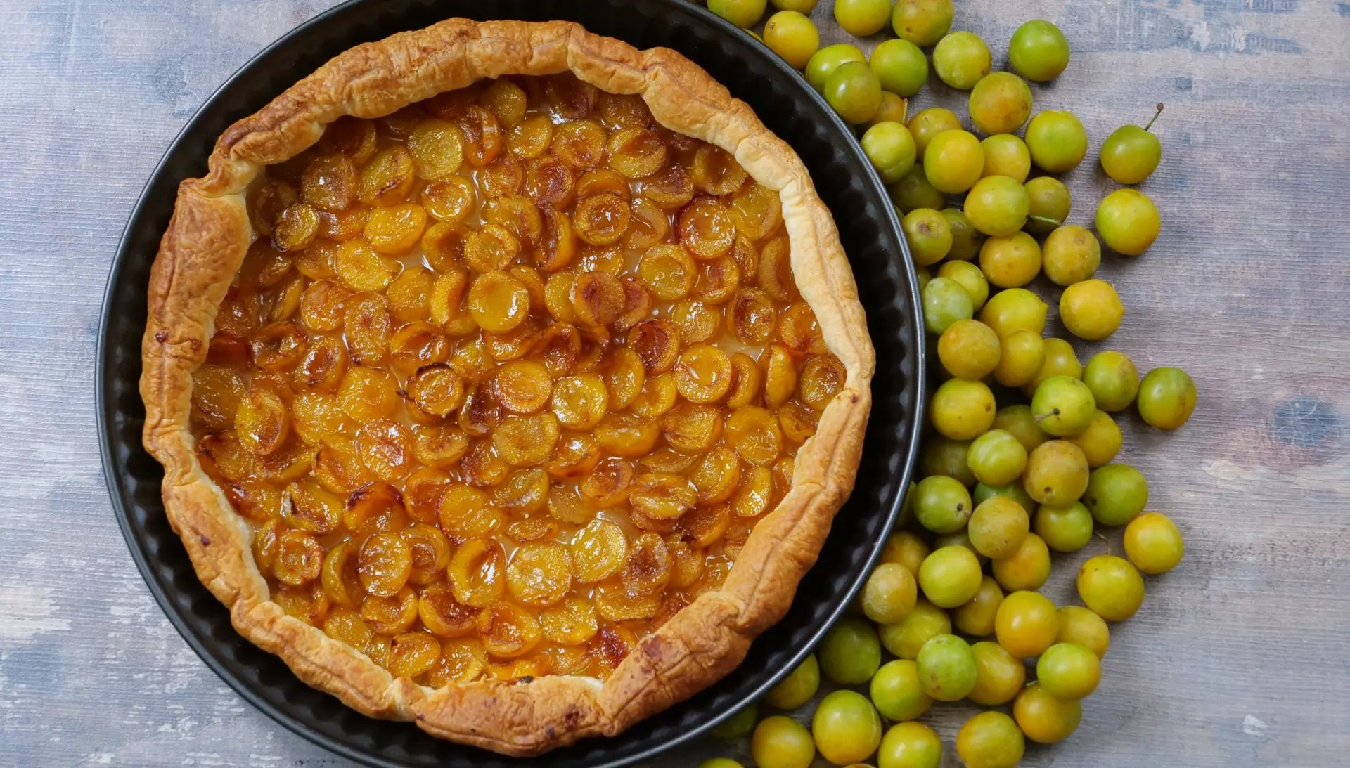 Tarte aux mirabelles