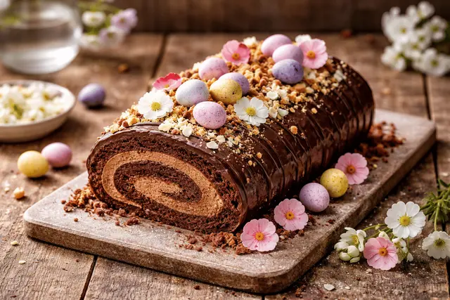 La bûche de Pâques : le dessert de fête inspirant qui manquait à votre table