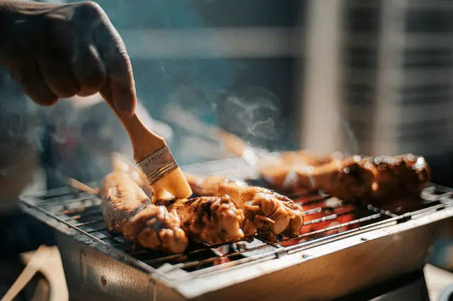 Aile de poulet au barbecue