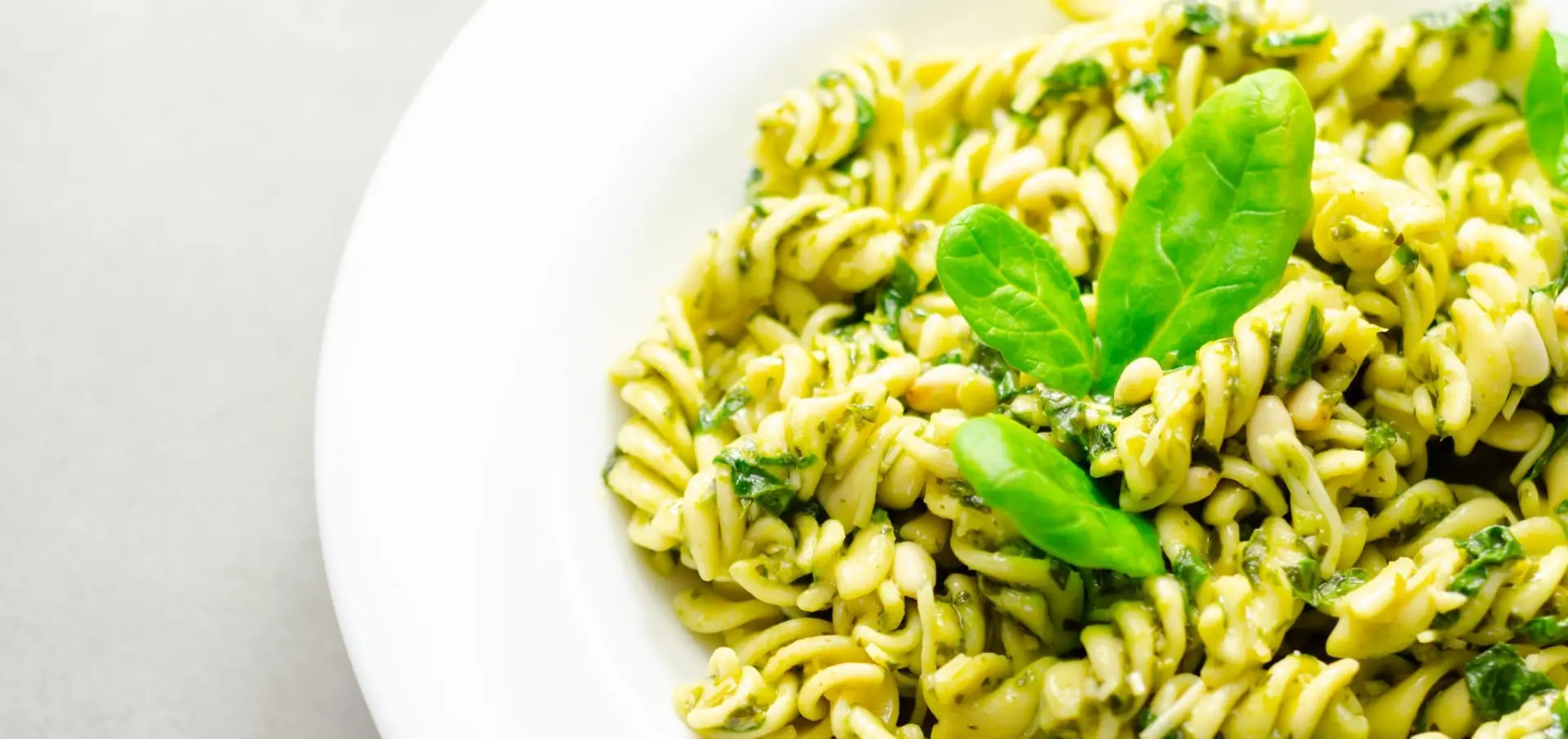 Recette fusilli aux épinards