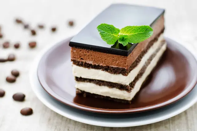 Gâteau Opéra à la française
