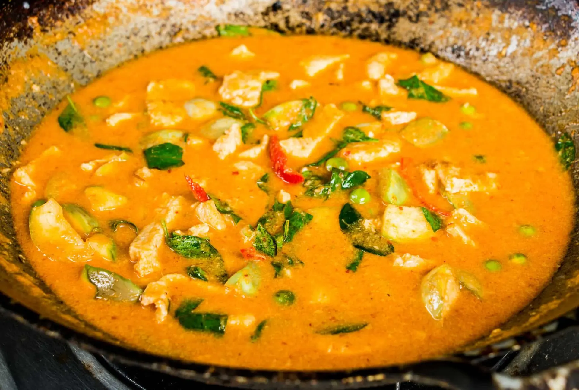 Recette curry rouge de porc