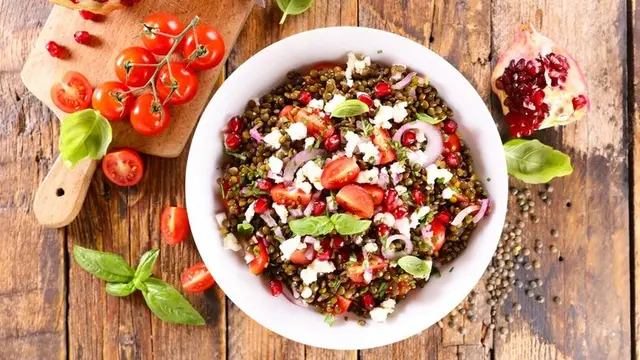 Salade de lentilles à la féta